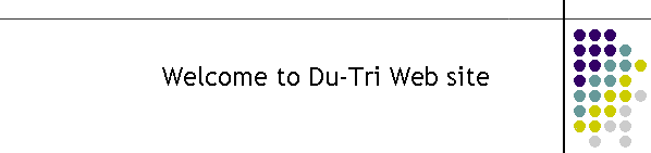 Welcome to Du-Tri Web site
